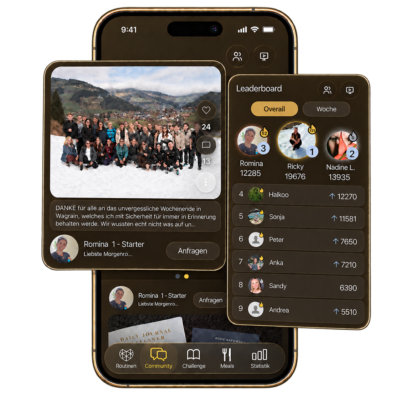 4BL App – Community