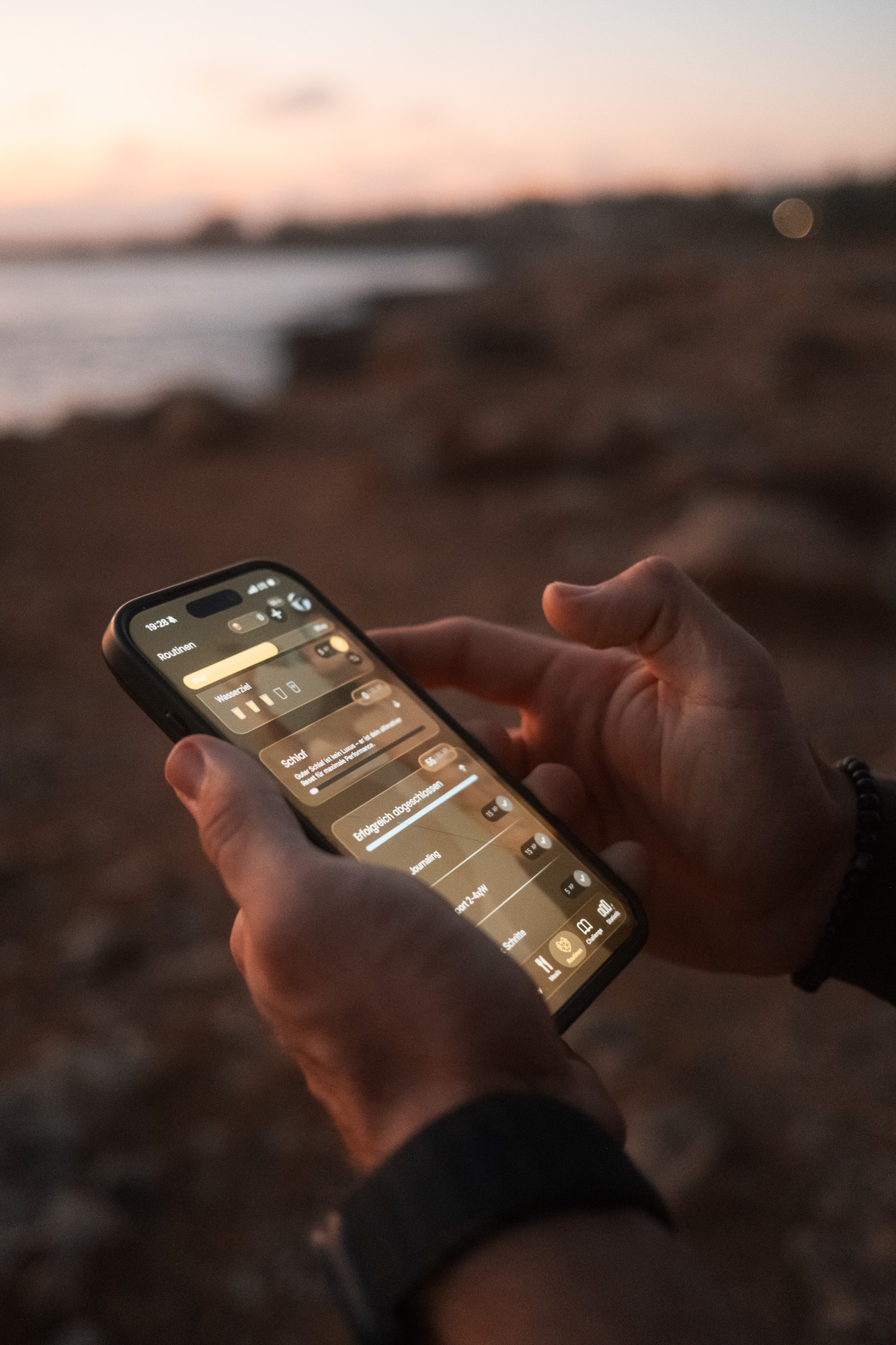 4BL App – Routinen am Abend